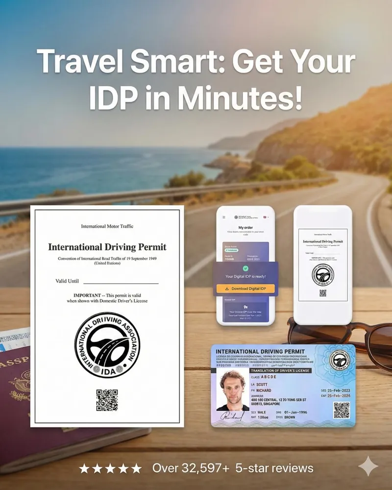 International Driving Permit Booklet and Card